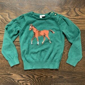 Janie and Jack horse sweater